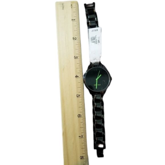 Nine West Jewelry - Nine West Black Stainless Steel Watch